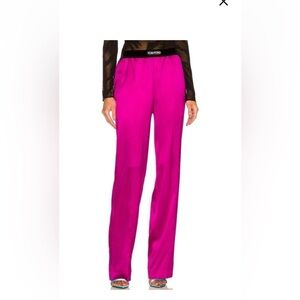 Tom Ford Fuchsia Satin Trousers